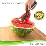 Premium Watermelon Slicer, Stainless Steel, Great For All Melons, Professional Grade, Dishwasher Safe, Fast & Safe Cutting, Works Great With Other Fruits, Multipurpose Slicer, Indoor & Outdoor Use