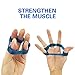 Jeicy Finger Stretcher, Finger Resistance Bands Finger Grip Exerciser Strengtheners Trainer