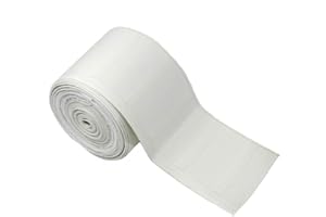 Ailejia Pleat Tape Cotton 3 inch Curtain Heading Deep Pinch Pleat White Tape for Curtains Curtain Accessory Belt Natural Cott