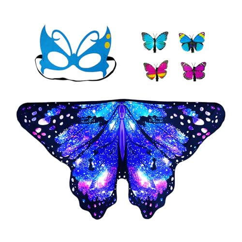 Starry Sky Blue Cape + Hair Clip