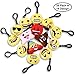 JOYIN 28 Packs Valentines Day Gifts Cards for Kids with Plush Key-chain Valentine Classroom Exchange Party Favor