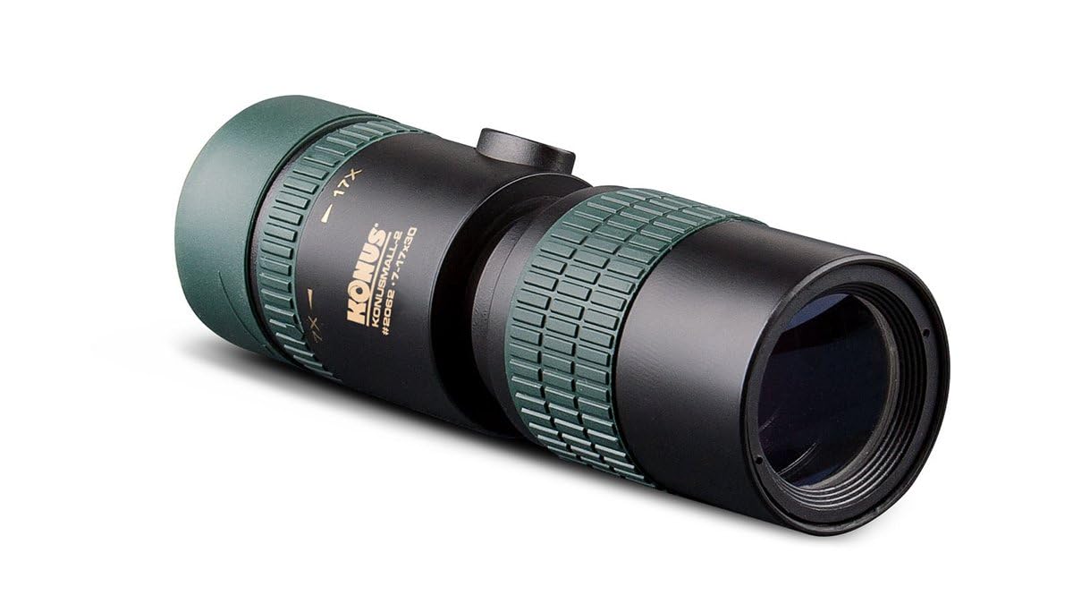 KONUS | KONUSMALL-2 Pocket Monocular for Hunting, Double Focus, with Variable Zoom 7-17x30