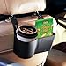 ZONETECH Car Headrest Food and Drink Tray Organizer - Classic Black Portable Premium Quality Automotive Storage Accessory for All Your Needs