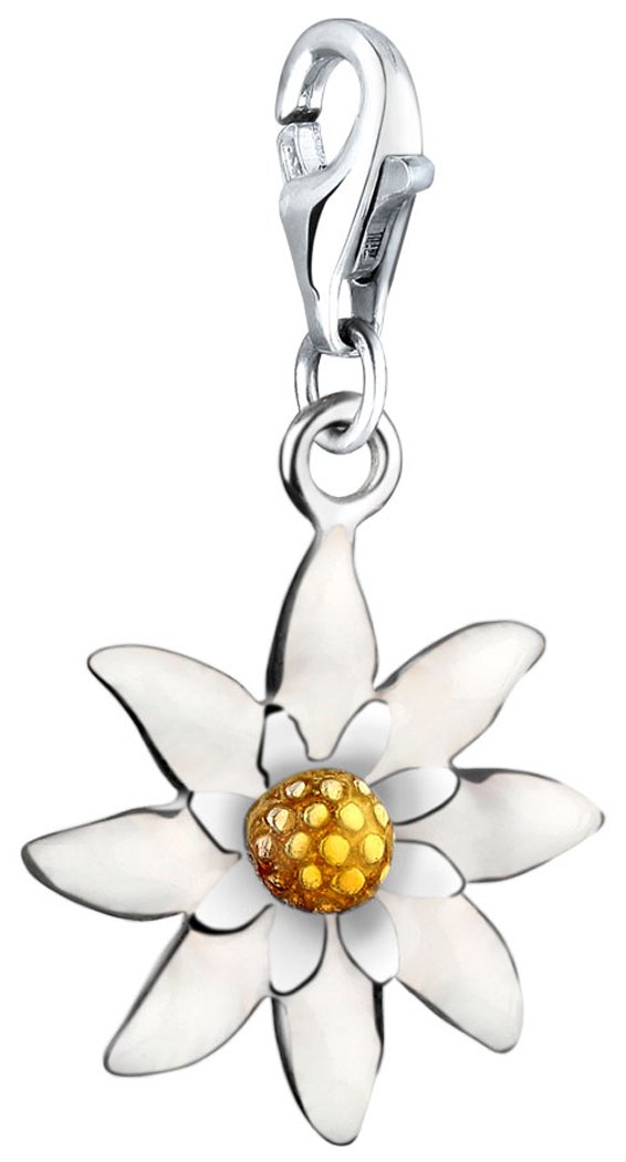 Nenalina Charm Nenalina Charm Edelweiss Pendant in 925 Sterling Silver for all standard charm holders 714126-001