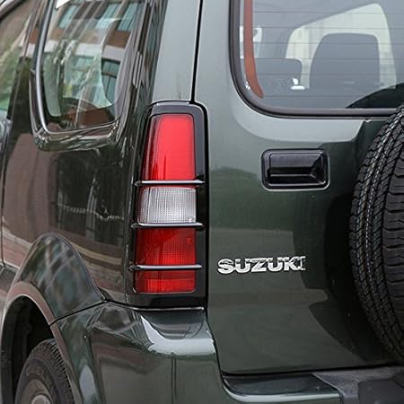 Amazon ジムニー Jb23 43 アクセサリー カスタム パーツ 用品 Jimny リアガーニッシュ テールランプガーニッシュ Sj133 ライトリム サイドマーカーリム 車 バイク
