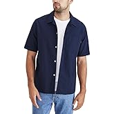 Dockers Men's Regular Fit Short Sleeve Camp Collar Shirt