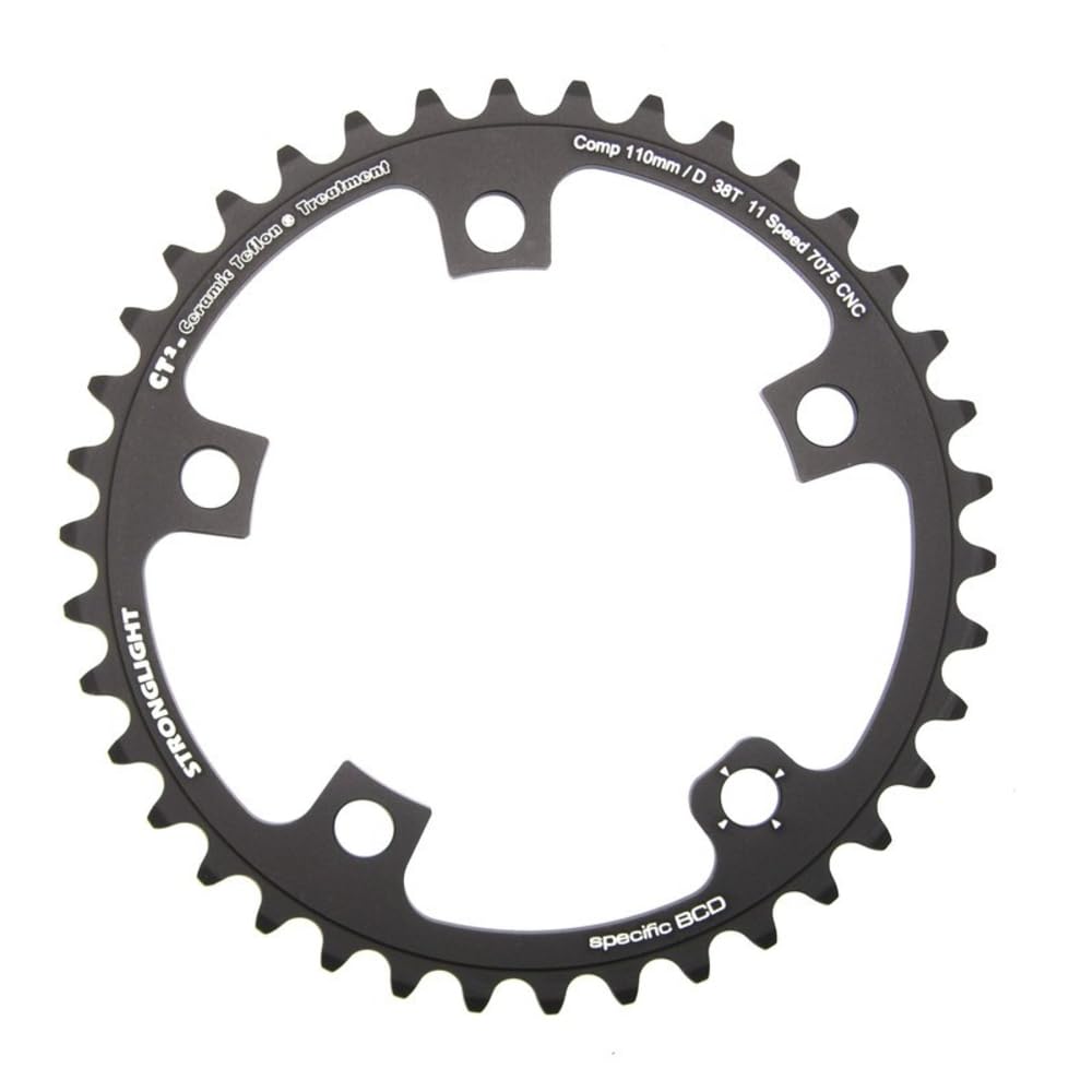 Stronglight E-Shifting Chainring Black 42 teeth