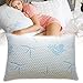 Sleep Whale - Premium Adjustable Shredded Memory Foam Pillow Derived from Bamboo - Luxury Design - Queen