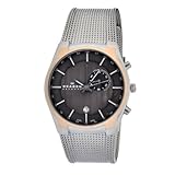 Skagen Men's 853XLSRM Skagen Denmark GMT/Alarm & Rose Gold Accents Watch