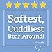Vermont Teddy Bear Amazon Exclusive Soft Cuddly Bear Stuffed Animals and Teddy, Pink, 15 inches