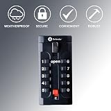 Defender Push Button Key Safe Outdoor Wall Mounted Lock Box with Free Fixing Kit view 2