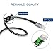 YOKERSU Phone Charger 3PACK 6Feet Extra Long Nylon Braided Charging Cable Cord to USB Cable Charger Compatible with iPhone X/8/7/6S/6/Plus/5S/SE/5C/iPod/iPad