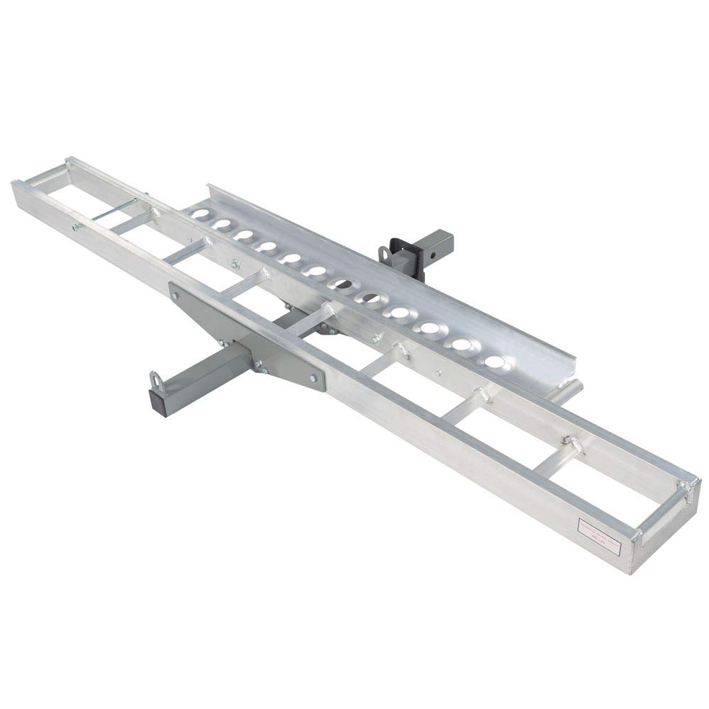 Black Widow AMC-400 Hitch-Mounted Aluminum Motorcycle Carrier - 400 lb. Capacity
