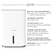 InvisiPure Hydrowave Dehumidifier - Small Compact Portable Dehumidifier for Home, RV, Bathroom, Closet, Bedroom, Small Room, Basement, Boat, Mold - Continuous Drain Hose Ready - Quiet Electric Peltier
