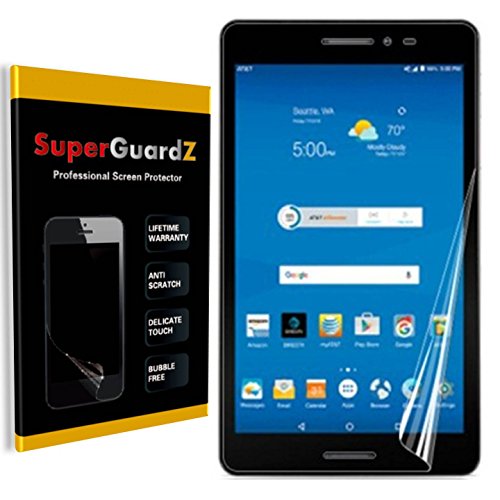 [3-Pack] For AT&T Trek 2 HD [NOT For AT&T Trek HD] - SuperGuardZ Ultra Clear Screen Protector, Anti-Scratch, Anti-Bubble