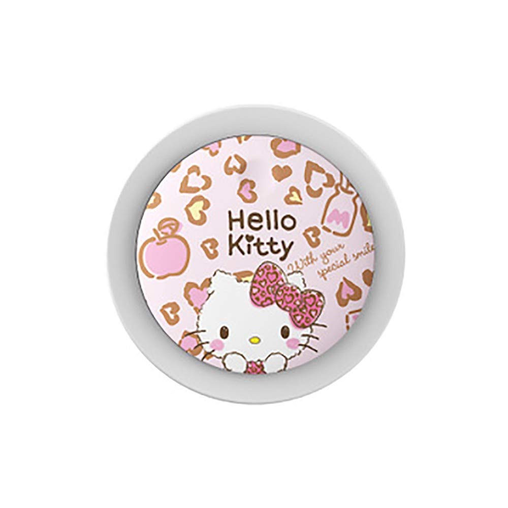 Led Travel Folding Mirror Mini Makeup Mirror Hello Kitty Three Light Sources Night Light 360° Ring Light USB Charging Use Easy to Carry Suitable for Handbags Travel Essential