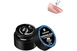 Finger Secret Nail Rhinestone Glue - Durable Nail Gem Adhesive, for Securing Nail Gems, Rhinestones & 3D Nail Charms, Long-Lasting Rhinestone Glue for Nails