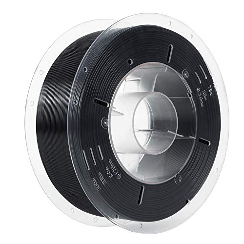 Comgrow 3D Printer PLA Filament 1.75mm 1KG Spool Black