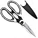Multi-Kitchen Shears, Super Sharp Stainless Steel Kitchen Scissors, Rust Free with Large Soft Grip Handles -for Meat, Poultry, Fish, BBQ, Vegetables, Herbs, Nuts,Fruit,Plant