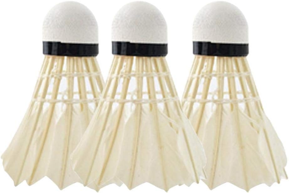 wumedy Indoor Outdoor Goose Feather Flight Steady Balance Badminton Shuttlecocks
