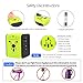 Travel Adapter, JMFONE Universal Travel Adapter 3.4A Type C 4 USB International World Power Plug Adapter Kit Travel Wall Charger USB Plug with UK, EU, AU, US for 200 countries (green)