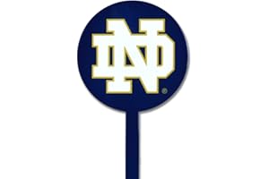 Authentic Street Signs Spring Steel Garden Stakes (Notre Dame Fighting Irish- Navy)