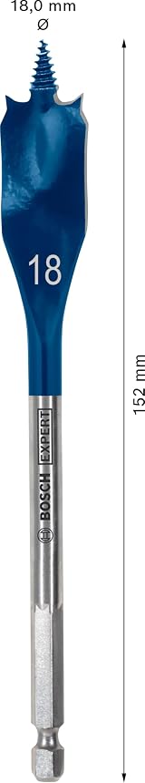 Bosch EXPERT Self Cut Speed Spade Drill Bit 18 mm Hex Shank 152 mm view 3