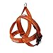 EzyDog Quick Fit Dog Harness – No Pull Harness for Training, Everyday Walking, and Easy Control - Adjustable Fit, Reflective, and Padded (Large, Orange)