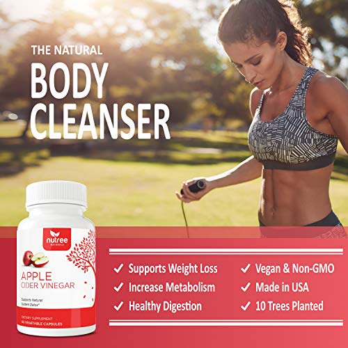 Apple Cider Vinegar Pills 1250 mg All Natural Veggie Capsules