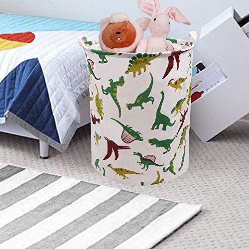 Dinosaur Laundry Hamper, Munzong Extra Large Canvas Toy Storage Bins