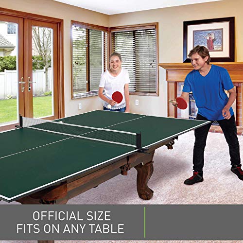 4 Piece Indoor Table Tennis Table Conversion Top for Billiard Table