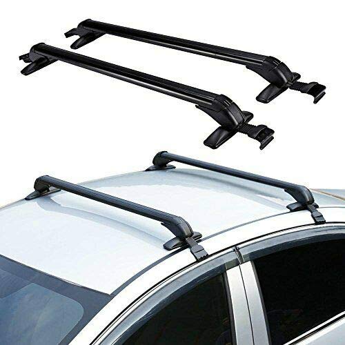 ZAWAYINE 2PCS Roof Rack Cross Bars, Universal Adjustable Aluminum