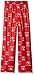 NFL San Francisco 49ers Youth Boys 8-20 Sleepwear All Over Print Pants, Large (14-16), Crimson