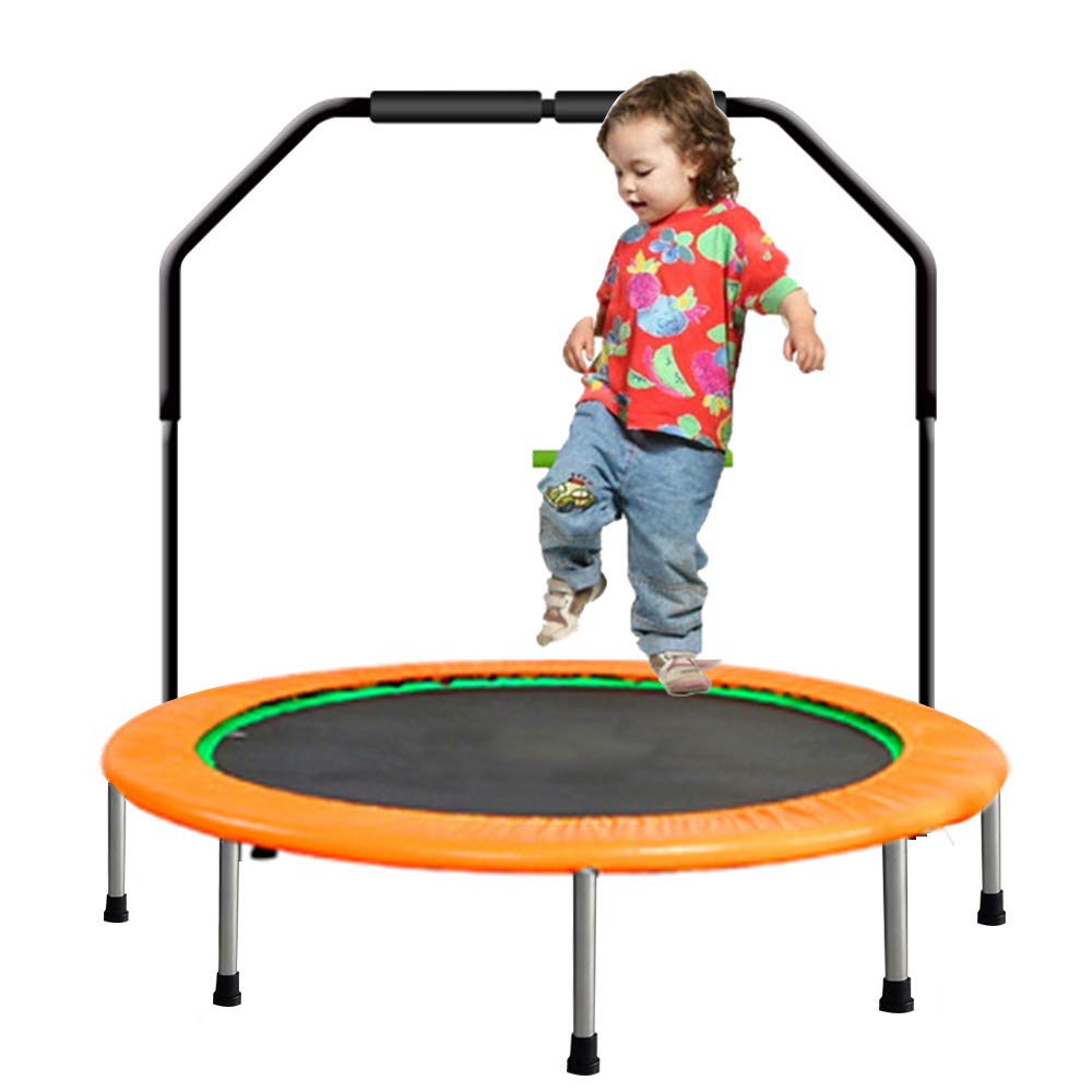 Trampolino Fitness Pieghevole 110cm - Con Manico Per Allenamento Indoor - Foto 4