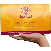 Jessicurl, Starter Sample Pack, Most of the Jessicurl line in one Pack | No Fragrance Samples for Wavy, Curly, and Coily Hair, Vegan, Try Professional Curly Hair Care at Home
