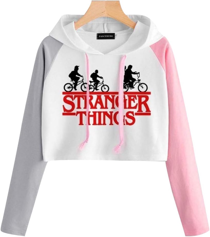 Herqw61 Unisex Stranger Things 3 Netflix Movie Poster Hoodie Hip Hop Fans Gift Sweatshirt Women and Men