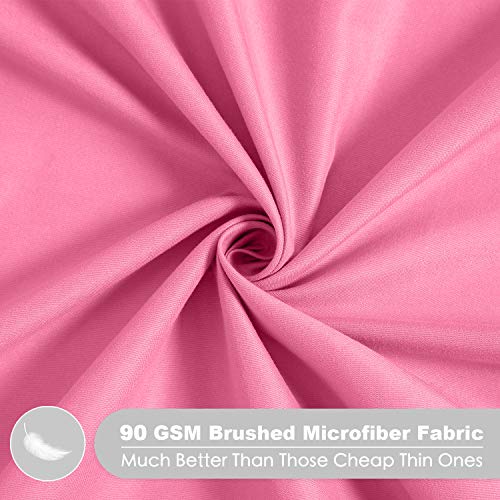 image for TILLYOU Silky Soft Microfiber Crib Sheet Set, Breathable Cozy Toddler 