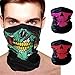 COM4SPORT Seamless Skull Face Tube Mask Pack of 4