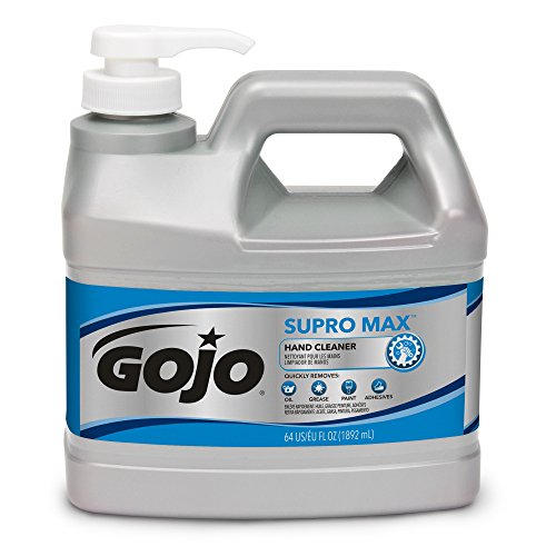 GOJO SUPRO MAX Hand Cleaner, 1/2 Gallon Heavy Duty Hand Cleaner Pump