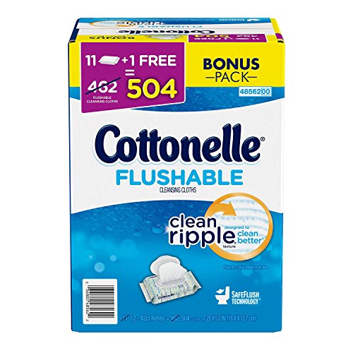 Cottoelle Flushable Cleansing Cloths - Image 2