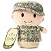 Hallmark itty bittys Green Soldier Boy Stuffed Animal Camo Itty Bitty