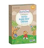 Healthy Times Organic Hugga Bear Cookies for Kids, Vanilla | For Toddlers, 12 Months and Older | 6.5 Oz. Box, 1 Count