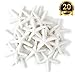 SUBANG 20 Pieces Starfish 2.3 Inch White Resin Sea Star Fake Starfish for Wedding Decor Beach Theme Party, Home Decorations,DIY Crafts, Fish Tank