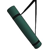 Thick Yoga Mat for Exercise & Pilates – Non Slip Yoga Mats with Strap, Extra Wide Gym Matt for Home, Lightweight & Durable Pilates Mat for Studio Fitness
