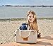 Florida Coast RB 15002 Leather Trim Tool Tote Natural Cotton