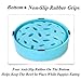JASGOOD Slow Feeder Dog Bowl for Medium Dogs Slow Feeding Interactive Bloat Stop Dog Bowls,Blue,Medium