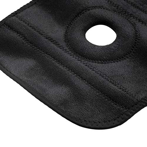 Slendima Adjustable Elastic Brace Support Sleeve,Patella Stabilizer Protector for Running Jogging,Basketball,Outdoor Sports Exercise - Black - Thumbnail 2