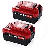Powerextra 2 Pack 5.0Ah 20 MAX Lithium Replacement Battery Compatible with Porter Cable PCC685L PCC680L