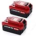 Powerextra 2 Pack 5.0Ah 20 MAX Lithium Replacement Battery Compatible with Porter Cable PCC685L PCC680L