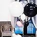 36 inch Giant Black Balloons Round Latex Balloon for Wedding Anniversary Baby Shower Birthday Party Decorations,Pack of 5